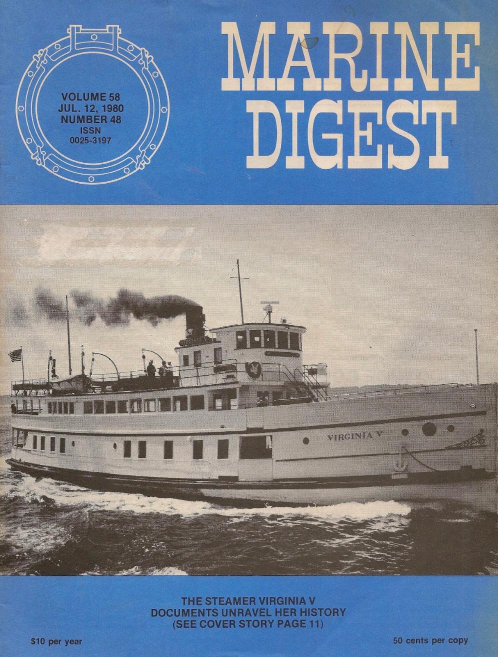 Marine Digest magazine cover